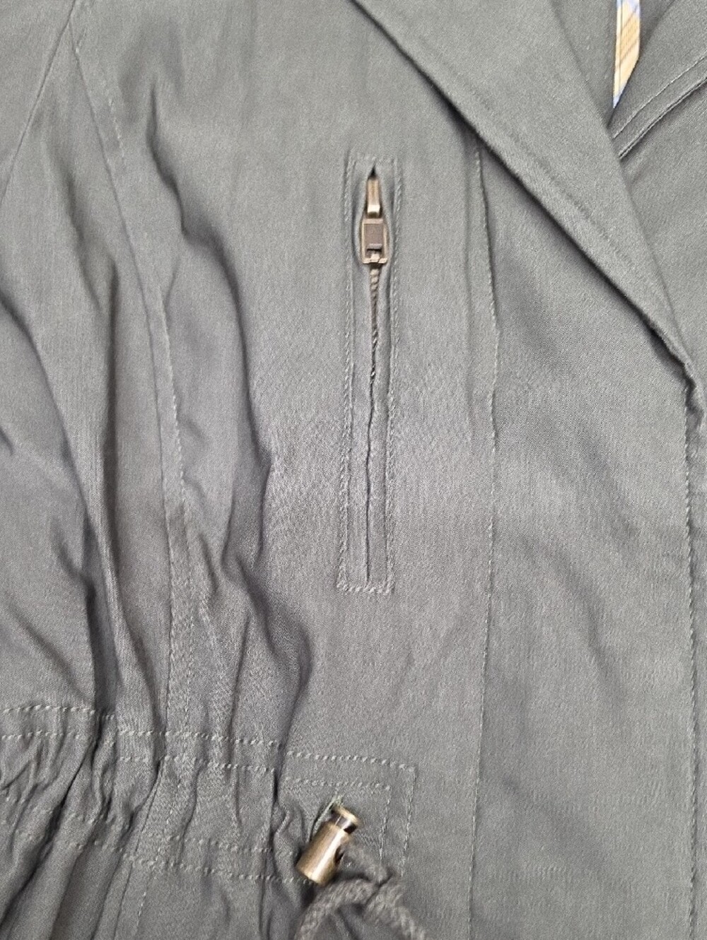 Eden Society M Olive Utility Drawstring Jacket - Picture 4 of 9